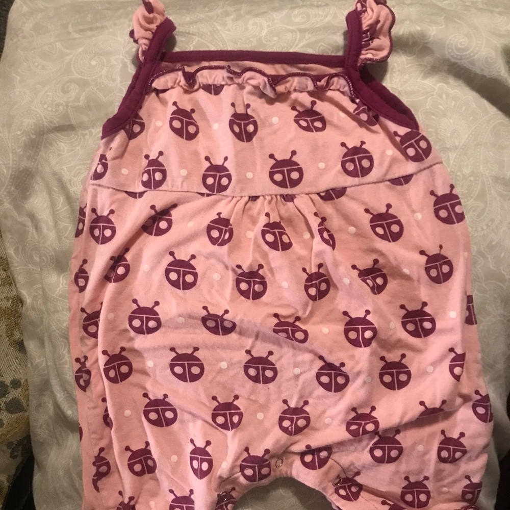 Kicky Kickee Pants flutter sleeve romper